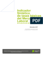 Indicador Sintético de tasas básicas del Mercado Laboral 