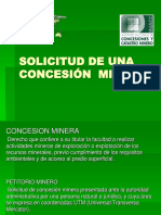 Solicitud de Concesion