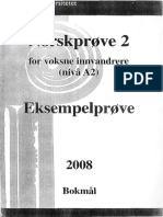 Norskprøve 2008 - Nivel A2