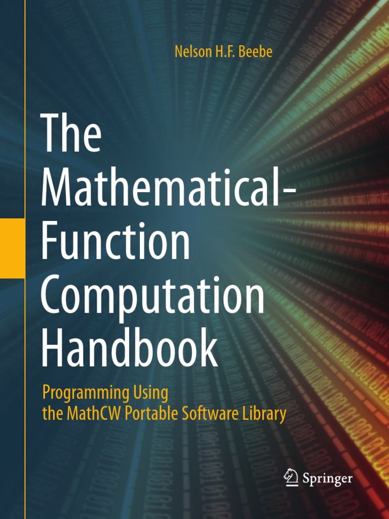 The Mathematical Function Computation Handbookpdf Unix - 