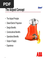 Overview of Azipod Propulsion System | PDF | Marine Propulsion | Ships
