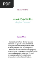 Panduan Penulisan Resep Obat | PDF
