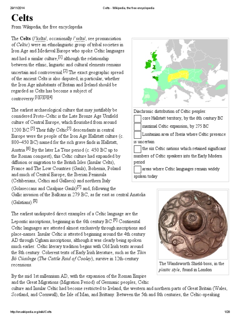 Celts Wikipedia, The Free Encyclopedia Celts Gaul
