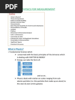 Chapter 1 - Physics and Measurement