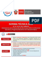 Norma Técnica 2018