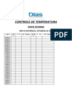 Controle de Temperatura - Parte Externa