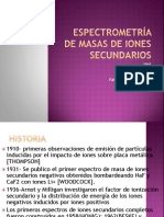 Espectrometría de Masas de Iones Secundarios