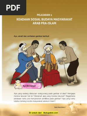Bab 1 Keadaan Sosial Budaya Masyarakat Arab Pra Islam Pdf