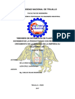 Redistribución de Planta en Planta para El Aumento de La Productividad Debido Al Incremento de Demanda