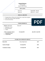 Resume Template Marion