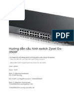 Hướng Dẫn Cấu Hình Switch Zyxel Es-3500F