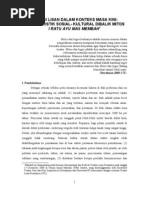 Download TRADISI LISAN DALAM KONTEKS MASA KINI KARAKTERISTIK SOSIAL- KULTURAL DIBALIK MITOS by Irwan Maulana SN36745557 doc pdf