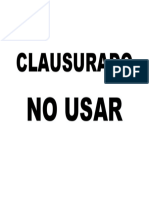 Clausuradono Usar