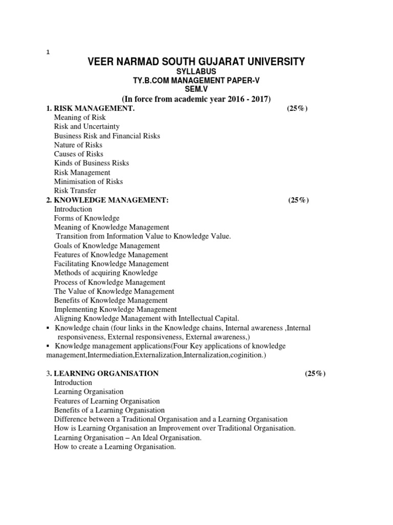 Management 2016-17 | PDF | Knowledge Management | Learning