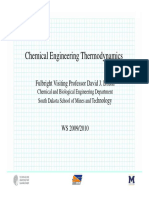 Chemical Engineering Thermodynamics 1 PDF