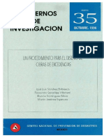 Un Procedimiento Para El Diseño de Obras de Excedencias