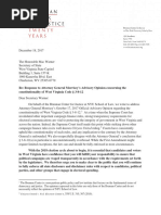 Brennan Center Letter to West Virginia Secretary of State