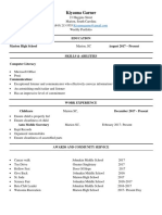 Resume Template Marion
