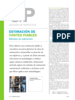 Estimación de costes fiables: métodos para obtener una estimación precisa