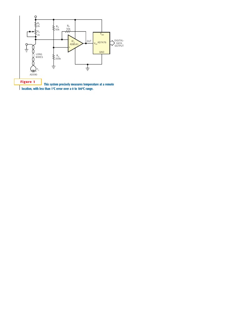 Remote Temperature Measurement System | PDF
