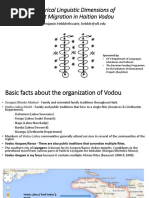 Historical Linguistic Dimensions of Spirit Migration in Haitian Vodou