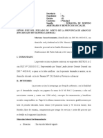 Demanda por despido arbitrario y beneficios sociales