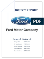 Ford Motor Company Revival Through The One Ford Strategy