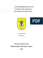 Laporan Kasus Perioperatif Pada Ny.D Dengan Fraktur Tibia (Removal