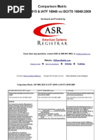 ISO 9001 2015 and IATF 16949 Vs ISO TS 16949 2009 Comparison Matrix by American Systems Registrar PDF