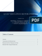 Q3 2017 Education Sector Overview: P, V & C, LLC