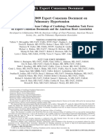 ACCF/AHA 2009 Expert Consensus Document On Pulmonary Hypertension