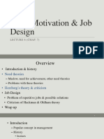 Work Motivation & Job Design (Lec. 6, Chap. 7) - UPDATED2