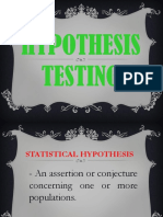 Testing Hypothesis - College