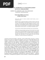 Mário de Andrade e o Nacionalismo