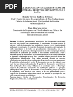 O CONTROLE DE DOCUMENTOS ARQUIVÍSTICOS EM TRÂMITE