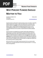 Reserve Fund Strength- Why Percent Funded Should Matter to You