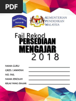 Rekod Persediaan Mengajar 2018 (Designed by Elrine Johini)