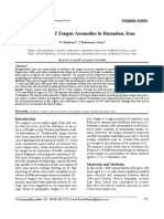 Mojarrad, Dkk- Prevalence of Tongue Anomalies in Hamadan, Iran