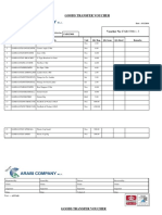 Goods transfer voucher lists items