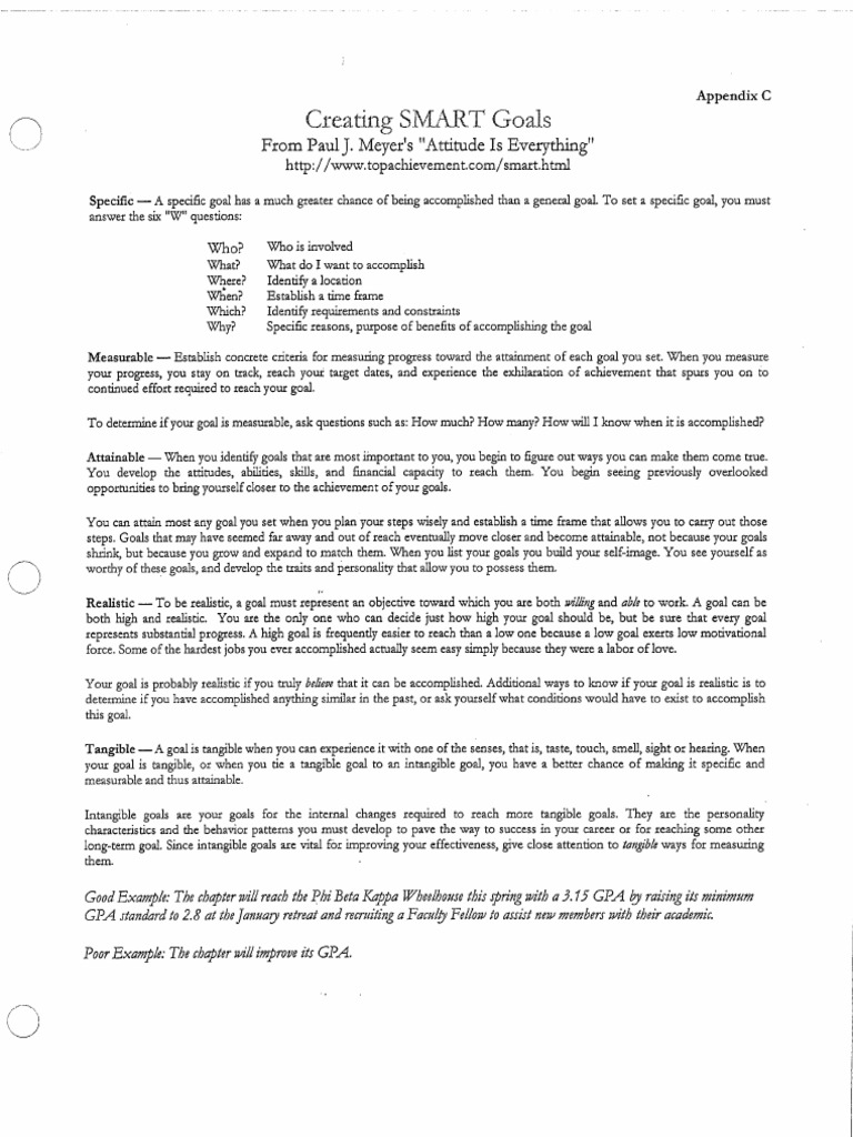 SMART Goals PDF | PDF