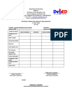 Division of El Salvador City: Physical Fitness Test Results and Analysis