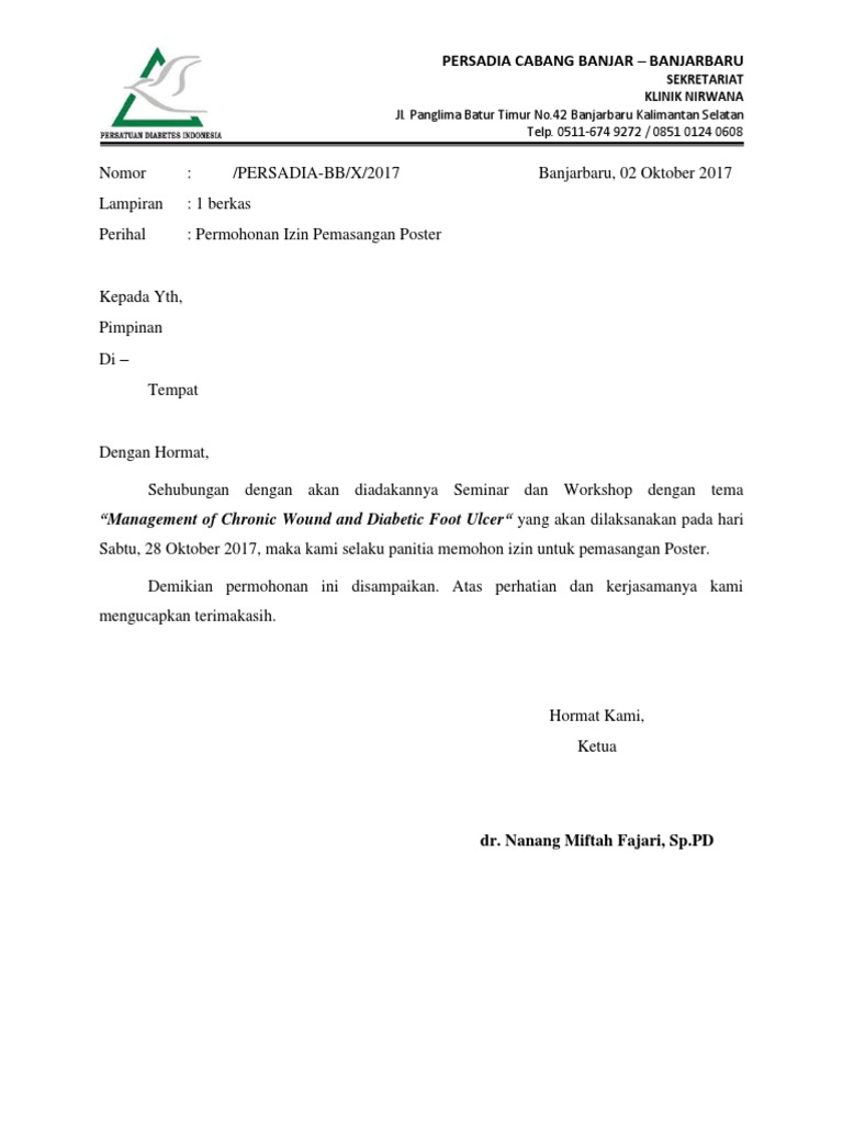 Buatlah 7 Contoh Surat Permintaan Barang