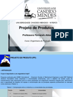 Projeto de Produtos: Professora Fernanda Abbate