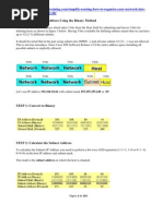 Sub Netting de Diferentes Maneras