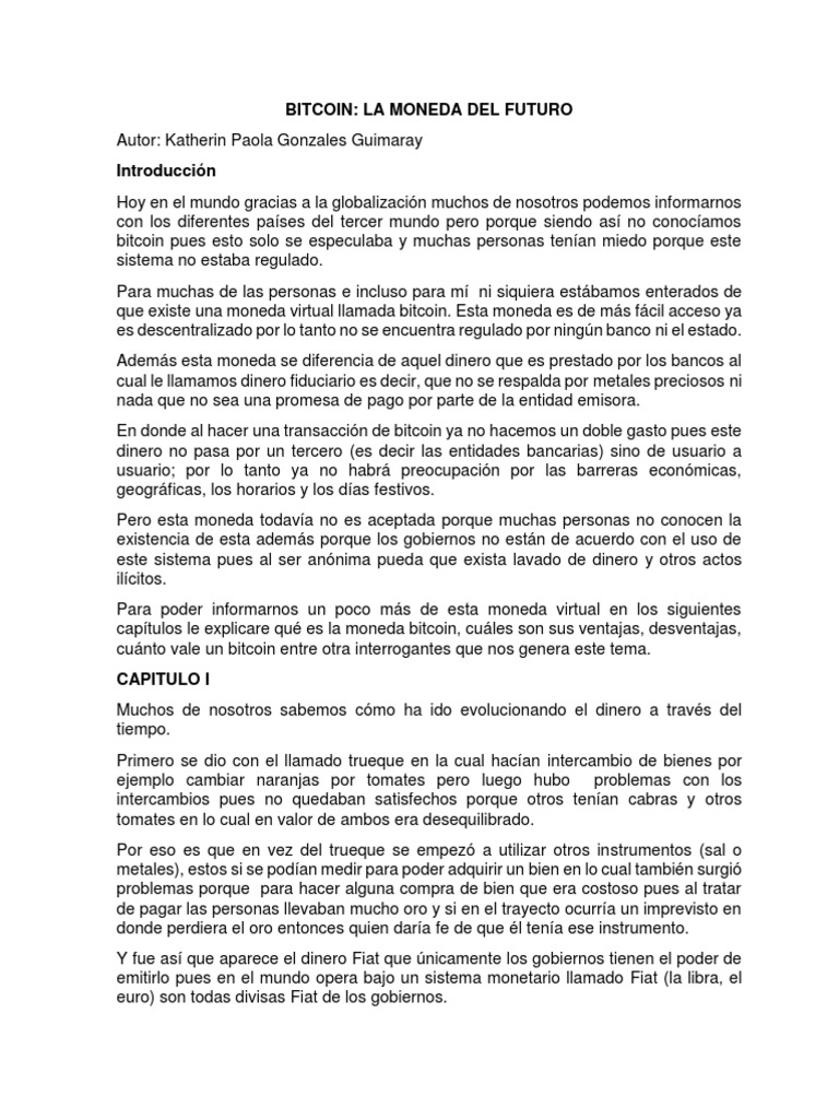 Historia y evolución del Bitcoin | PDF | Bitcoin | Clave (criptografía)