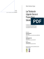 Las técnicas de litigación oral en el proceso penal salvadoreño - Quiñones.pdf