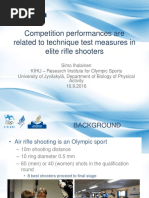 Rifle Competition Technique in Elite Rifle Shooters