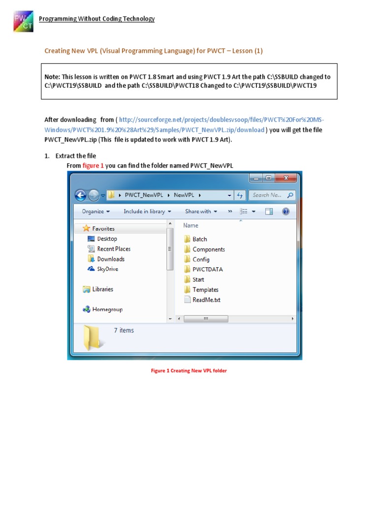 Create VPL in PWCT 1.9: Step-by-Step Guide | PDF | Computer File ...