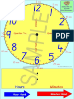 K3 TeacherResources ClockFaceTemplate PDF