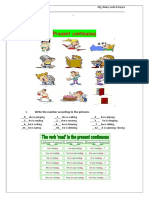 Present Continuous Tarea